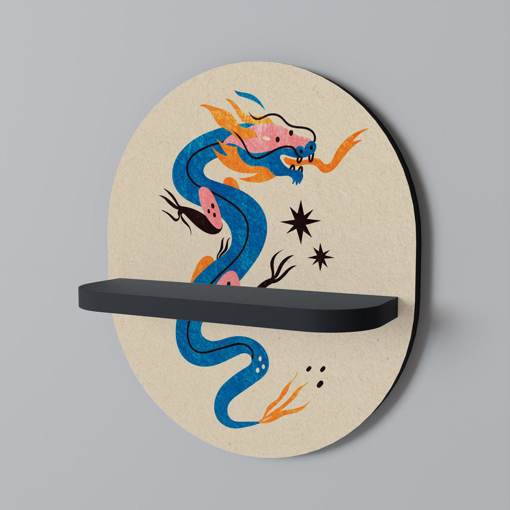 MYTHOLOGICAL CREATURES Decorative Art Shelf