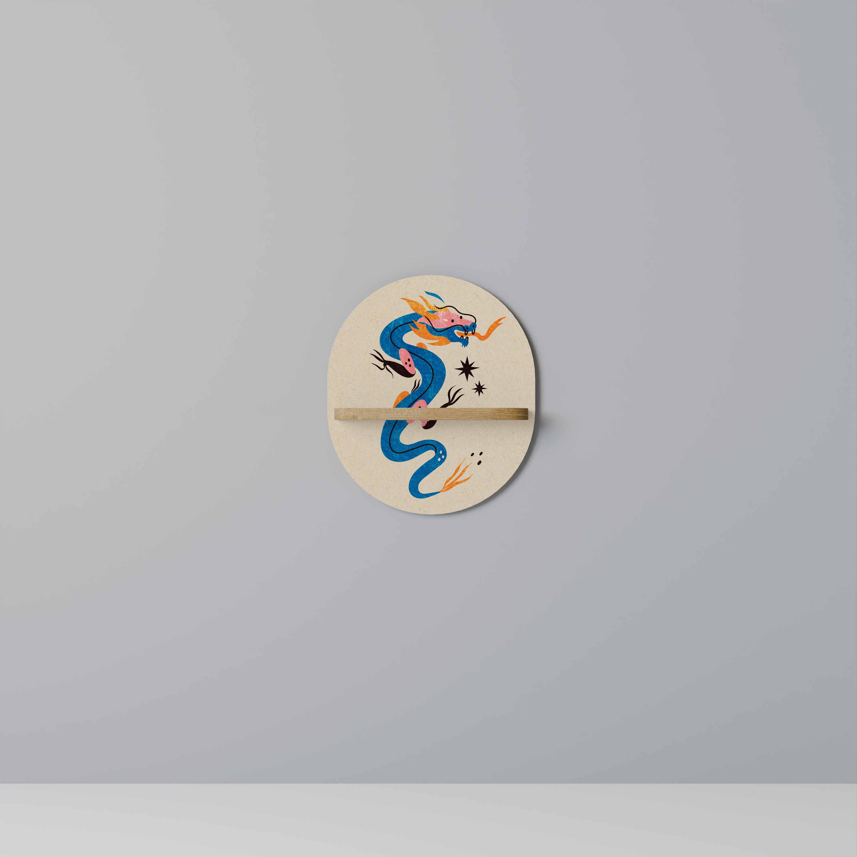 MYTHOLOGICAL CREATURES Decorative Art Shelf