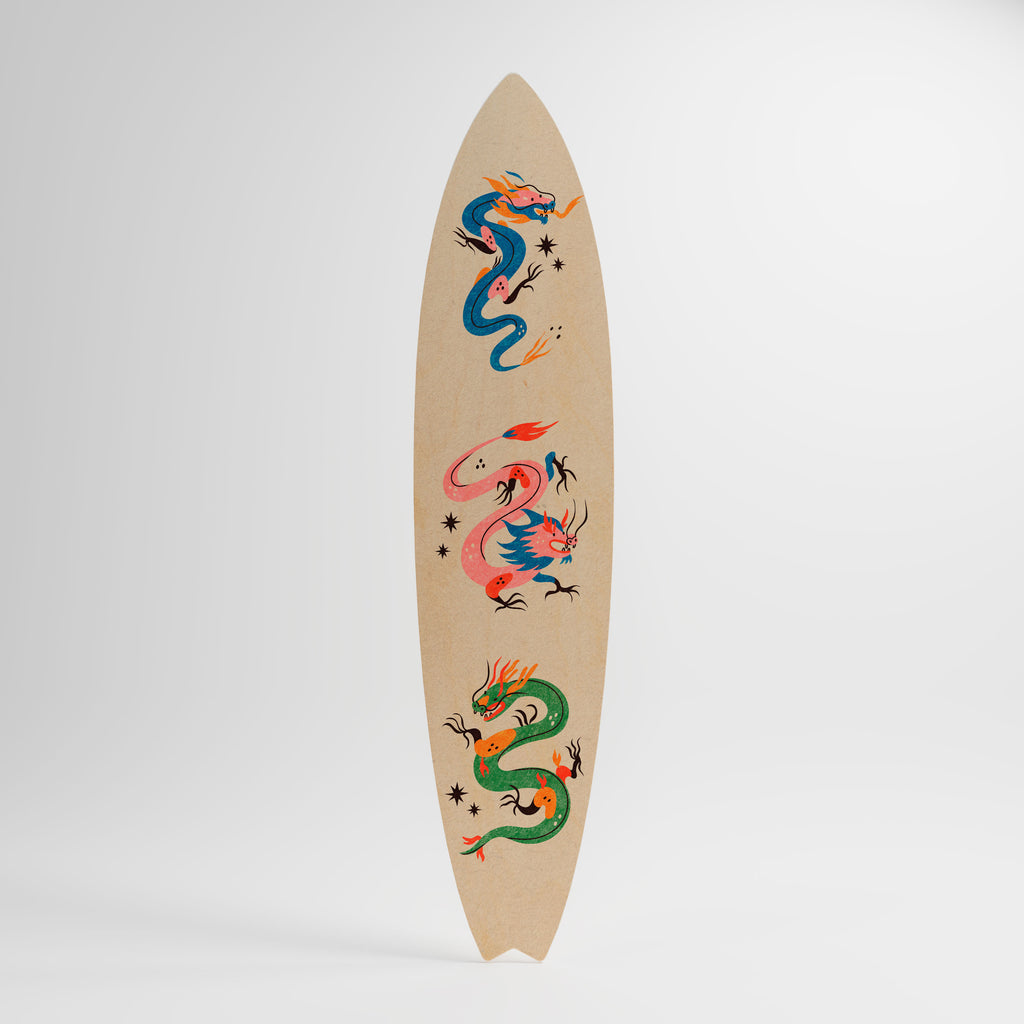 MYTHOLOGICAL CREATURES Surfboard Decorative Panel