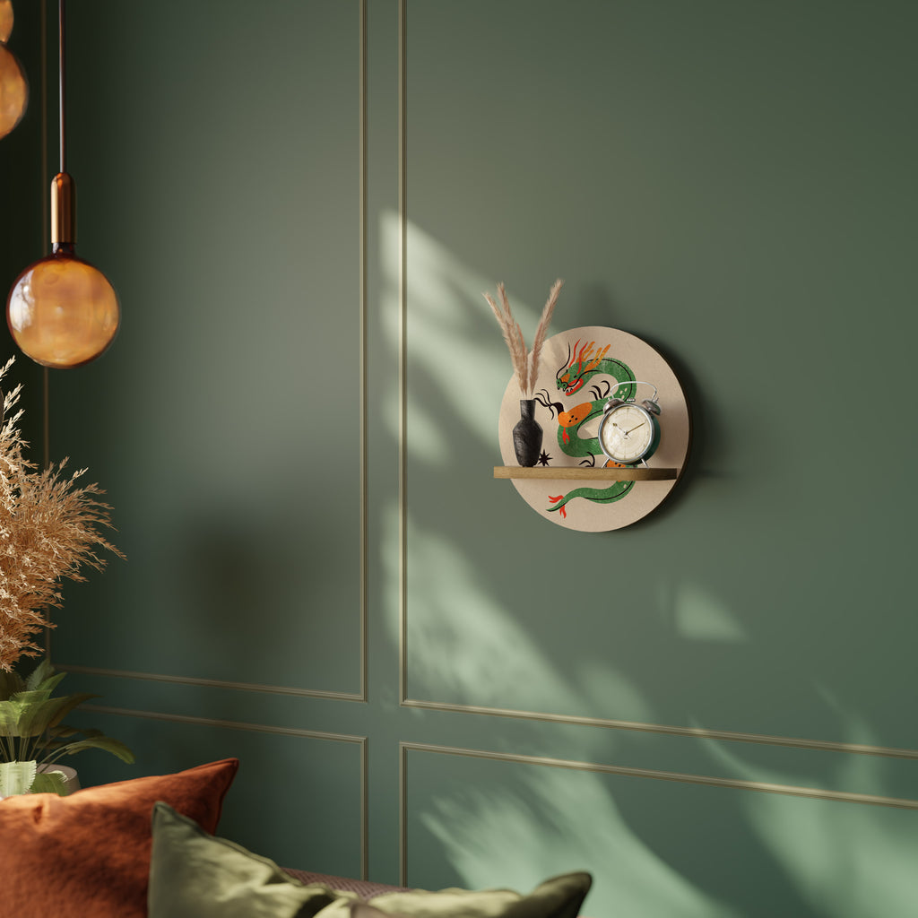 GREEN SKY GUARDIAN Decorative Art Shelf