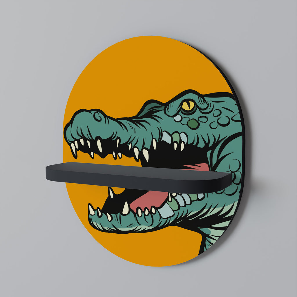 THREATENING GREETING Decorative Art Shelf