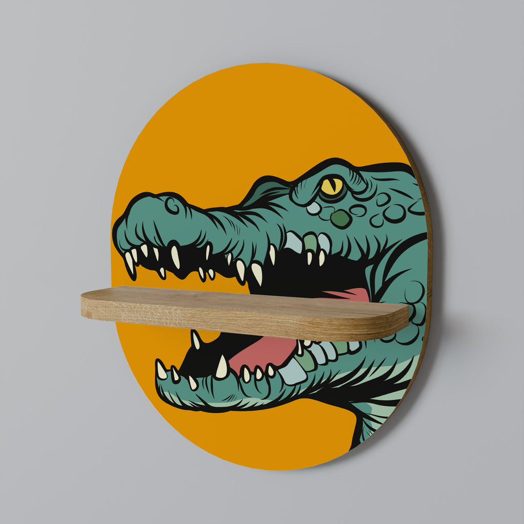 THREATENING GREETING Decorative Art Shelf