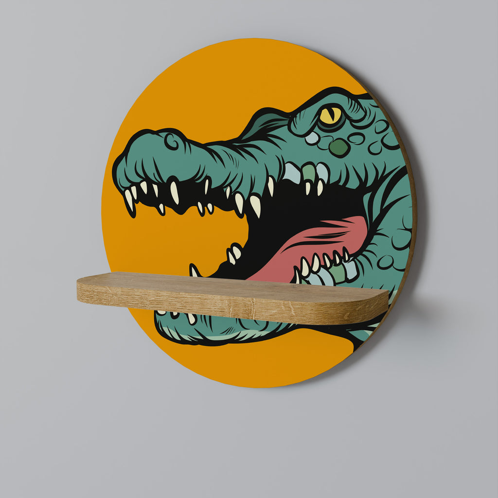 THREATENING GREETING Decorative Art Shelf