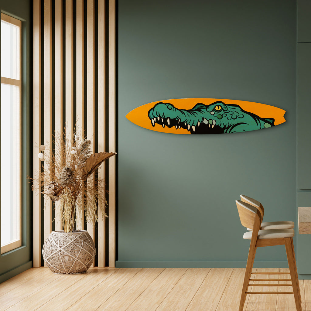 THREATENING GREETING Surfboard Decorative Panel
