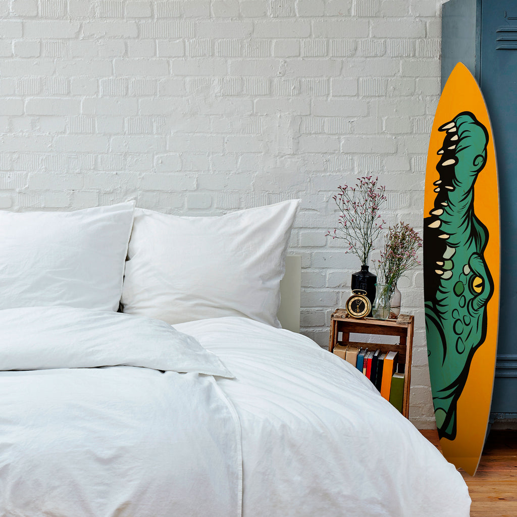 THREATENING GREETING Surfboard Decorative Panel