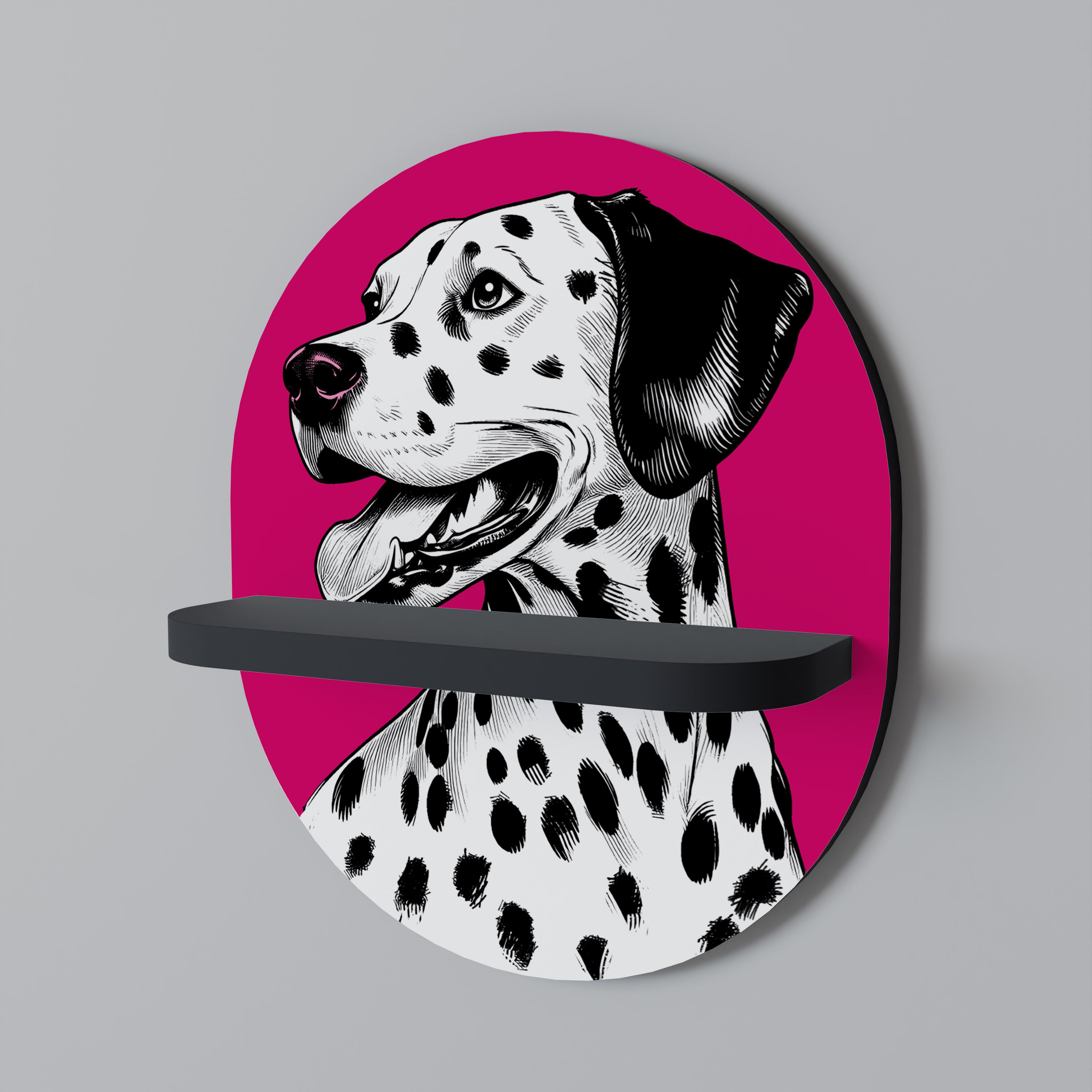 DALMATIAN SMILE Decorative Art Shelf