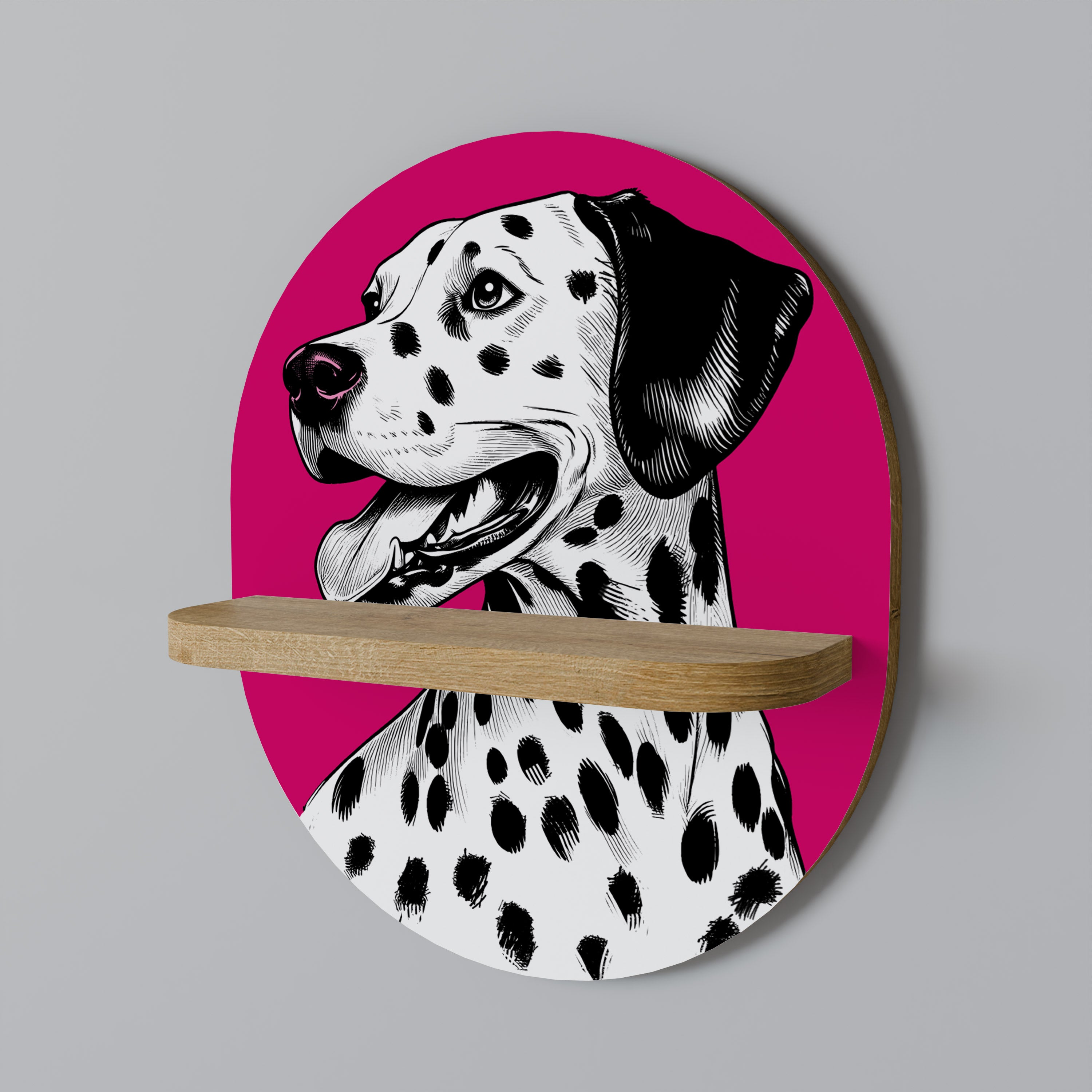 DALMATIAN SMILE Decorative Art Shelf