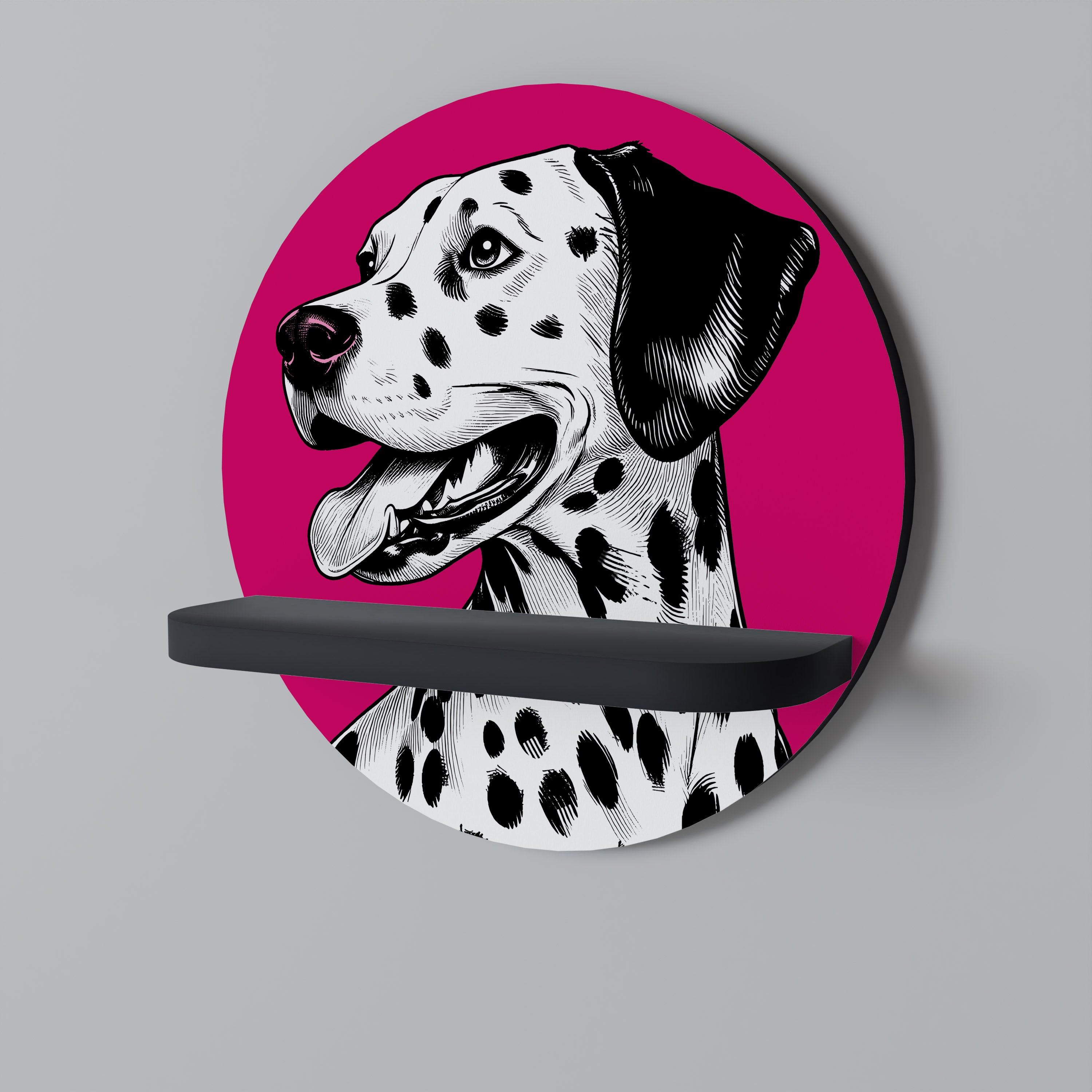 DALMATIAN SMILE Decorative Art Shelf