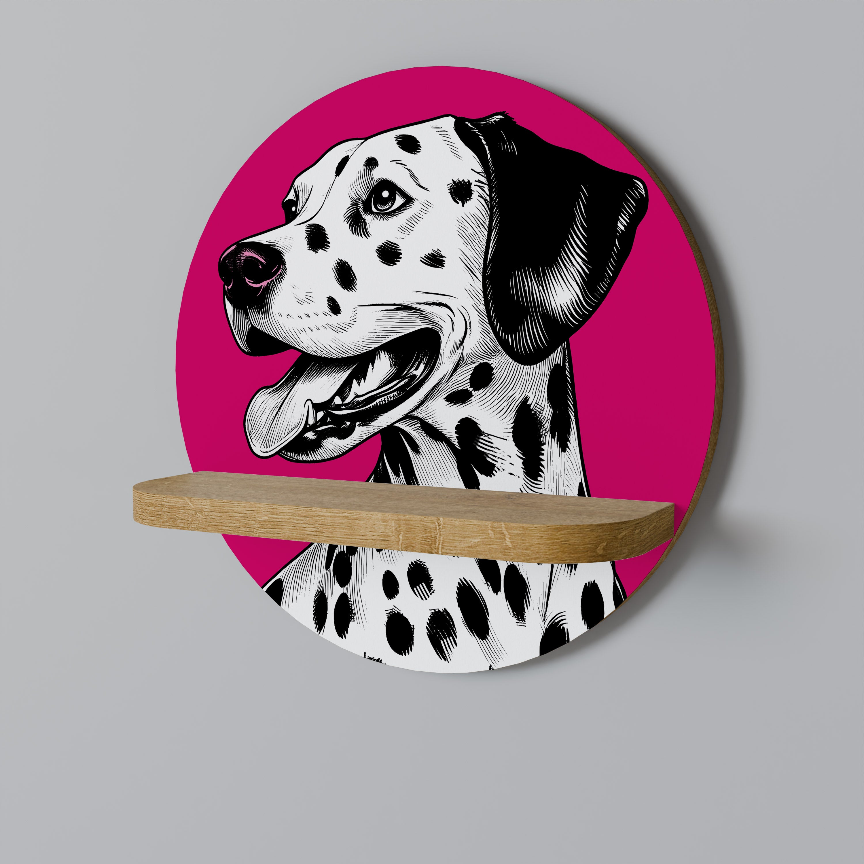 DALMATIAN SMILE Decorative Art Shelf