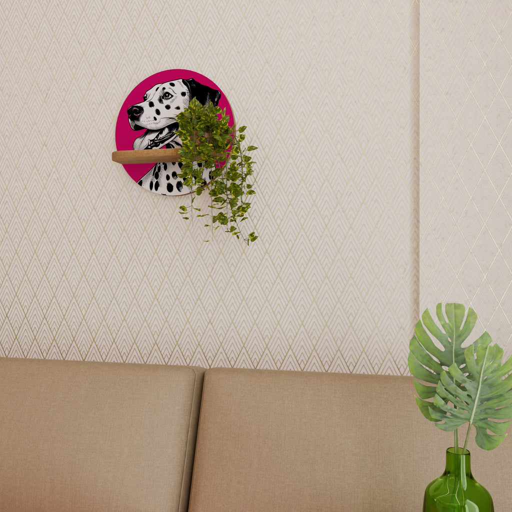 DALMATIAN SMILE Decorative Art Shelf
