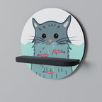 CAT SPLASH Decorative Art Shelf