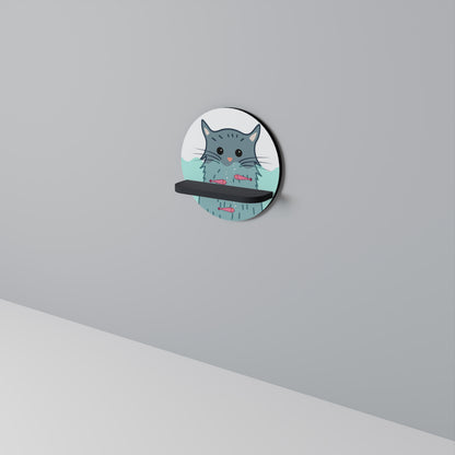 CAT SPLASH Art Shelf