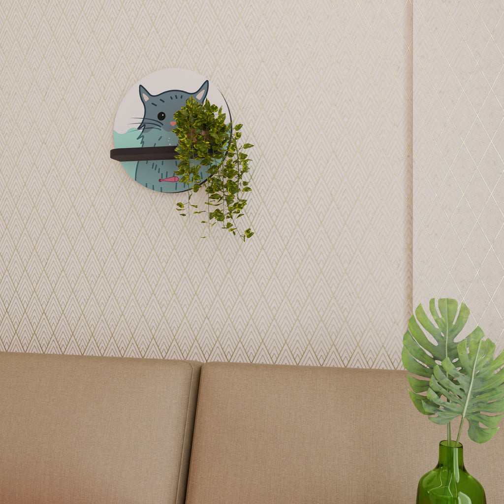 CAT SPLASH Decorative Art Shelf