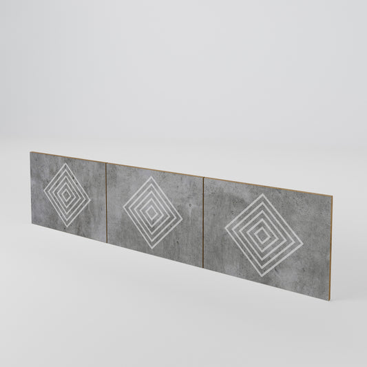 POLYGONAL ARTISTRY 3-teiliges TV-Lowboard Tür-Set