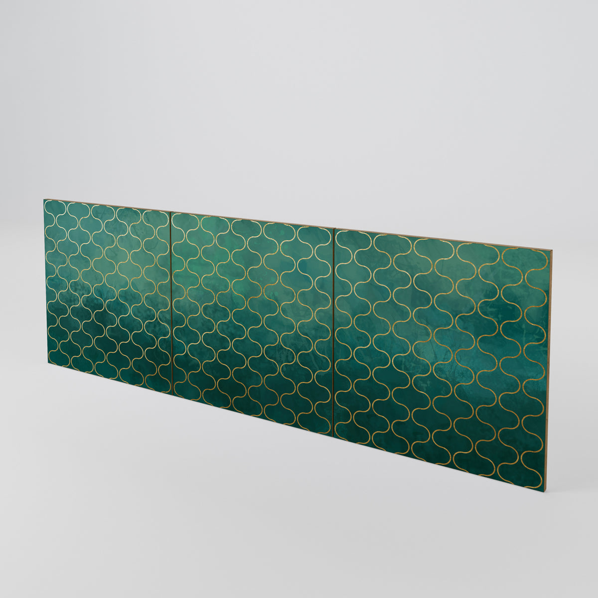 TESSELATED GREENERY Set di 3 ante per madia