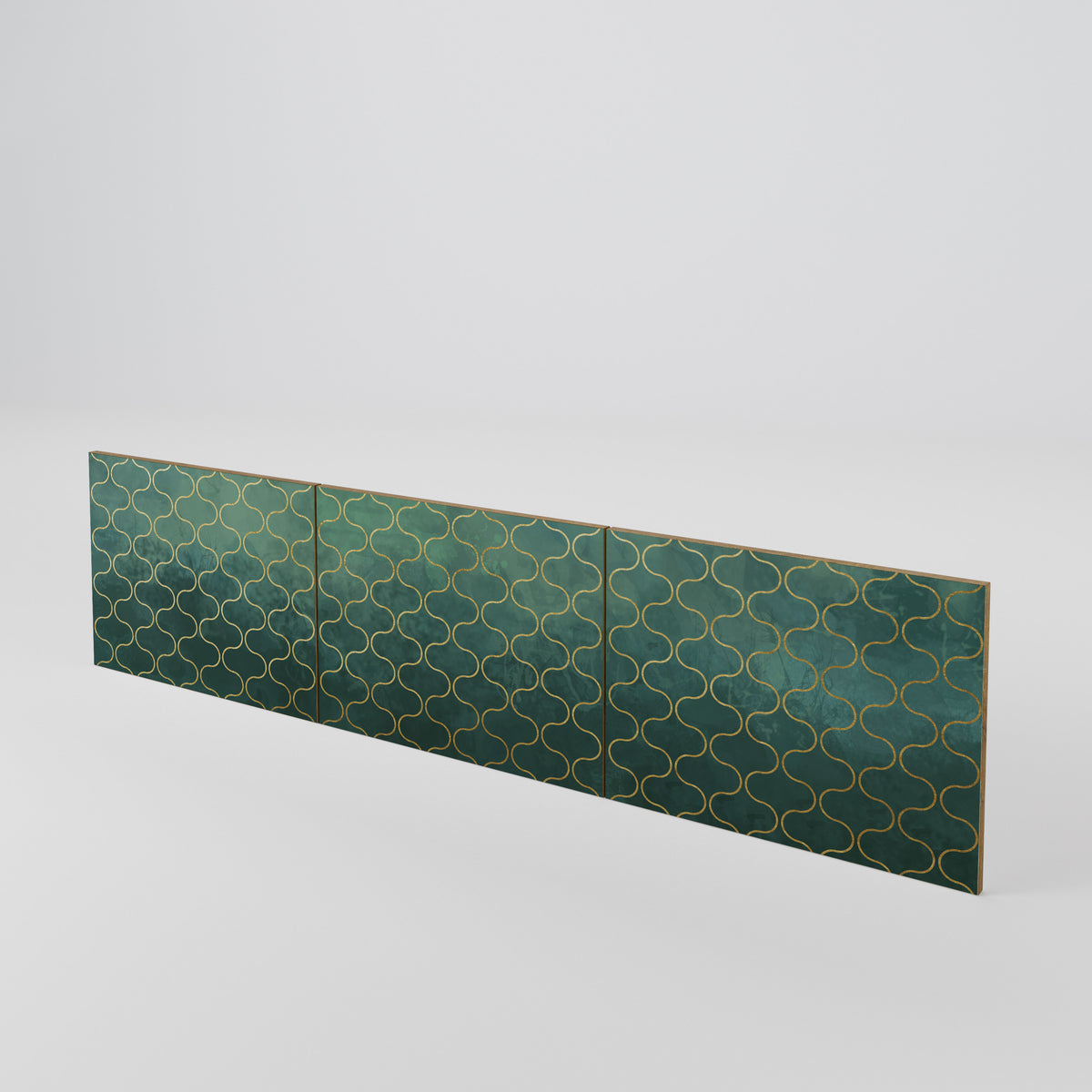 TESSELATED GREENERY Set di 3 ante per mobile TV