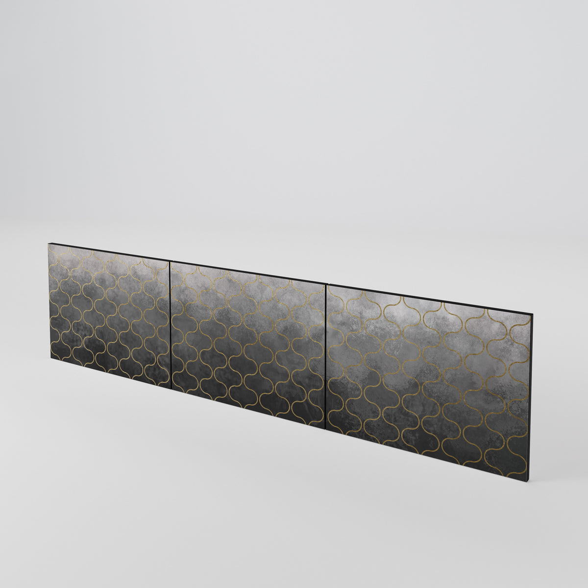 TESSELATED GRAYISH Σετ θυρών για έπιπλα τηλεόρασης