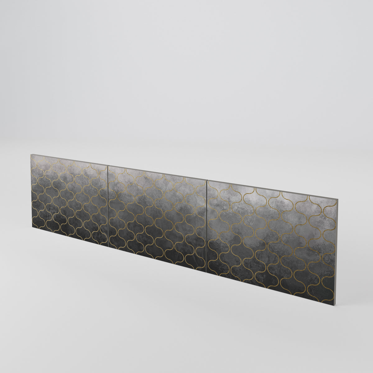 TESSELATED GRAYISH Σετ θυρών για έπιπλα τηλεόρασης