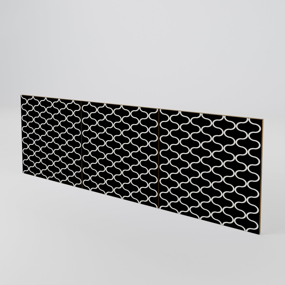 TESSELATED BLACKNESS 3-Piece Sideboard Door Set