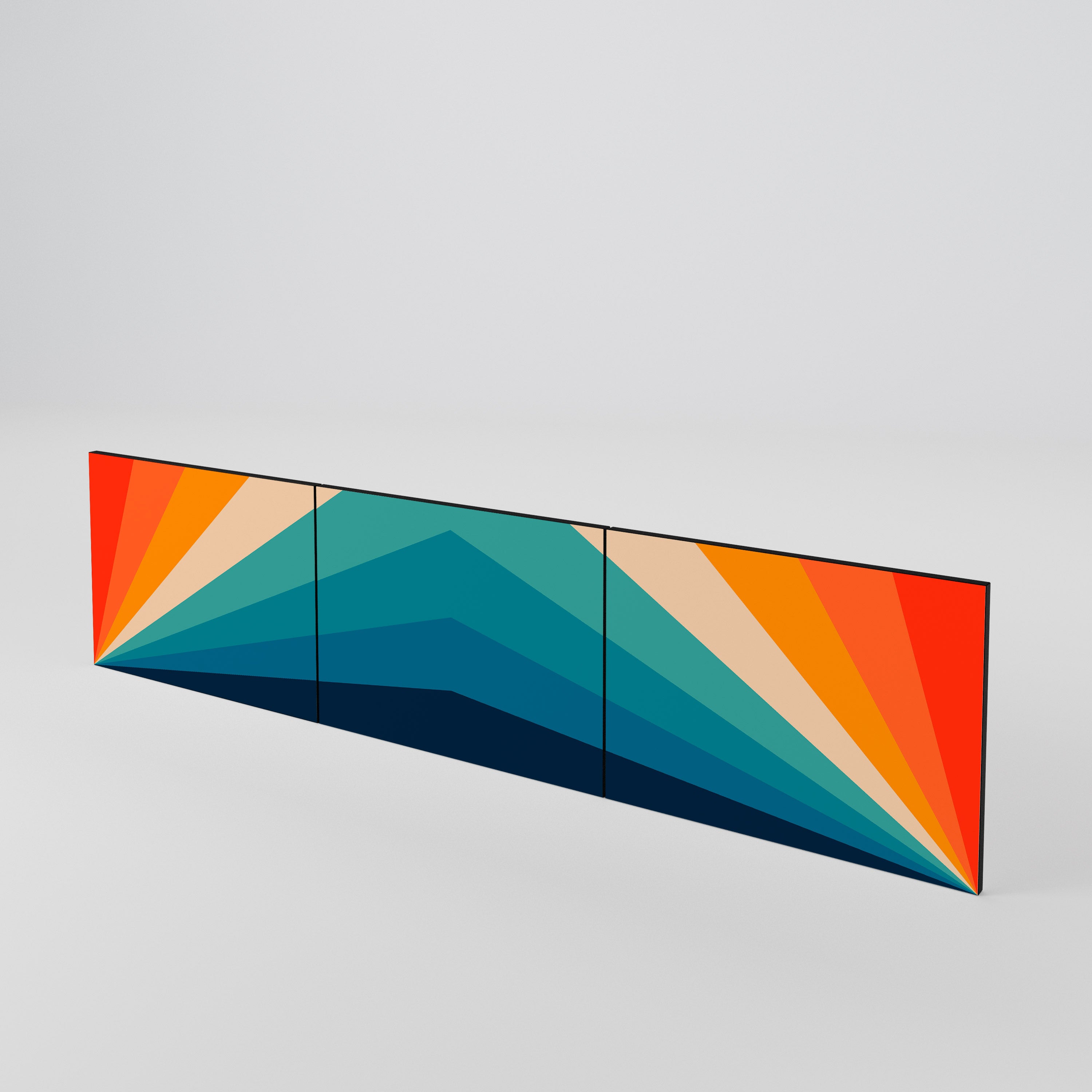 PRISM CONCUSSION 3-teiliges TV-Lowboard Tür-Set