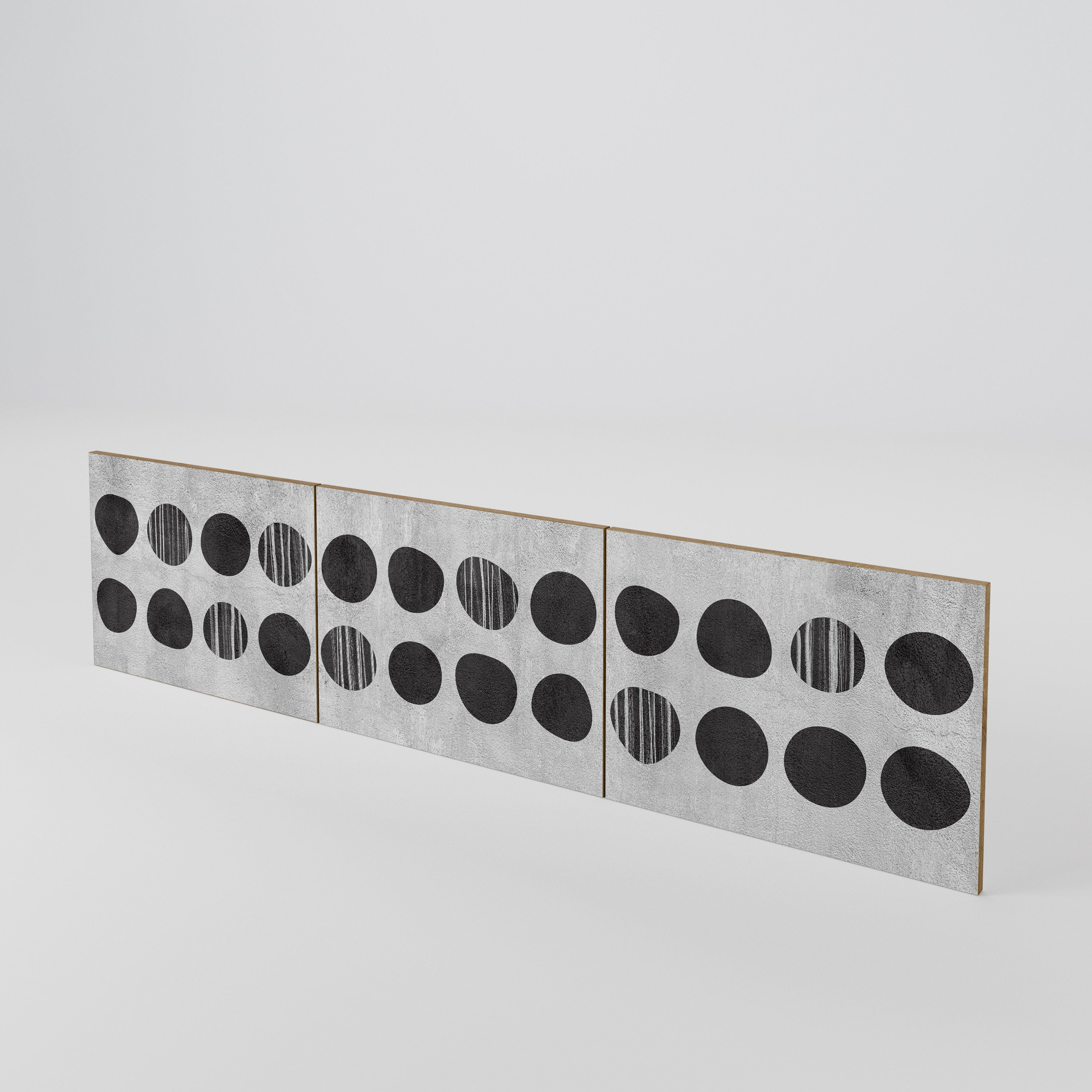 GHOSTLY GRADIENTS 3-teiliges TV-Lowboard Tür-Set