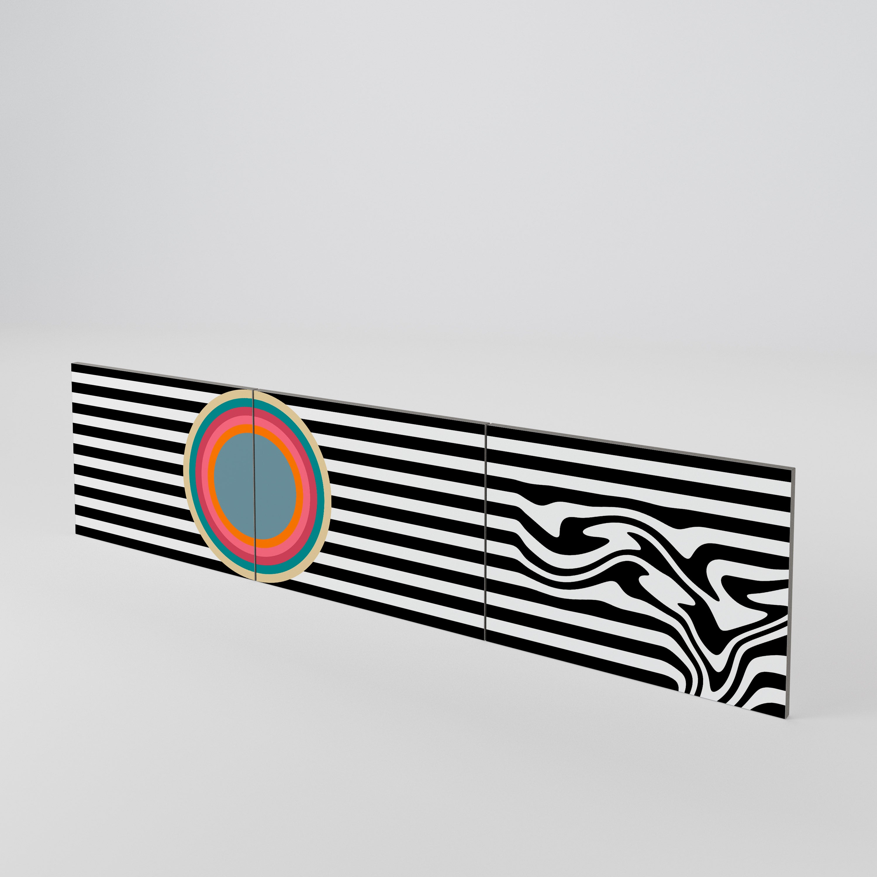 SPECTRA SHOWCASE 3-teiliges TV-Lowboard Tür-Set