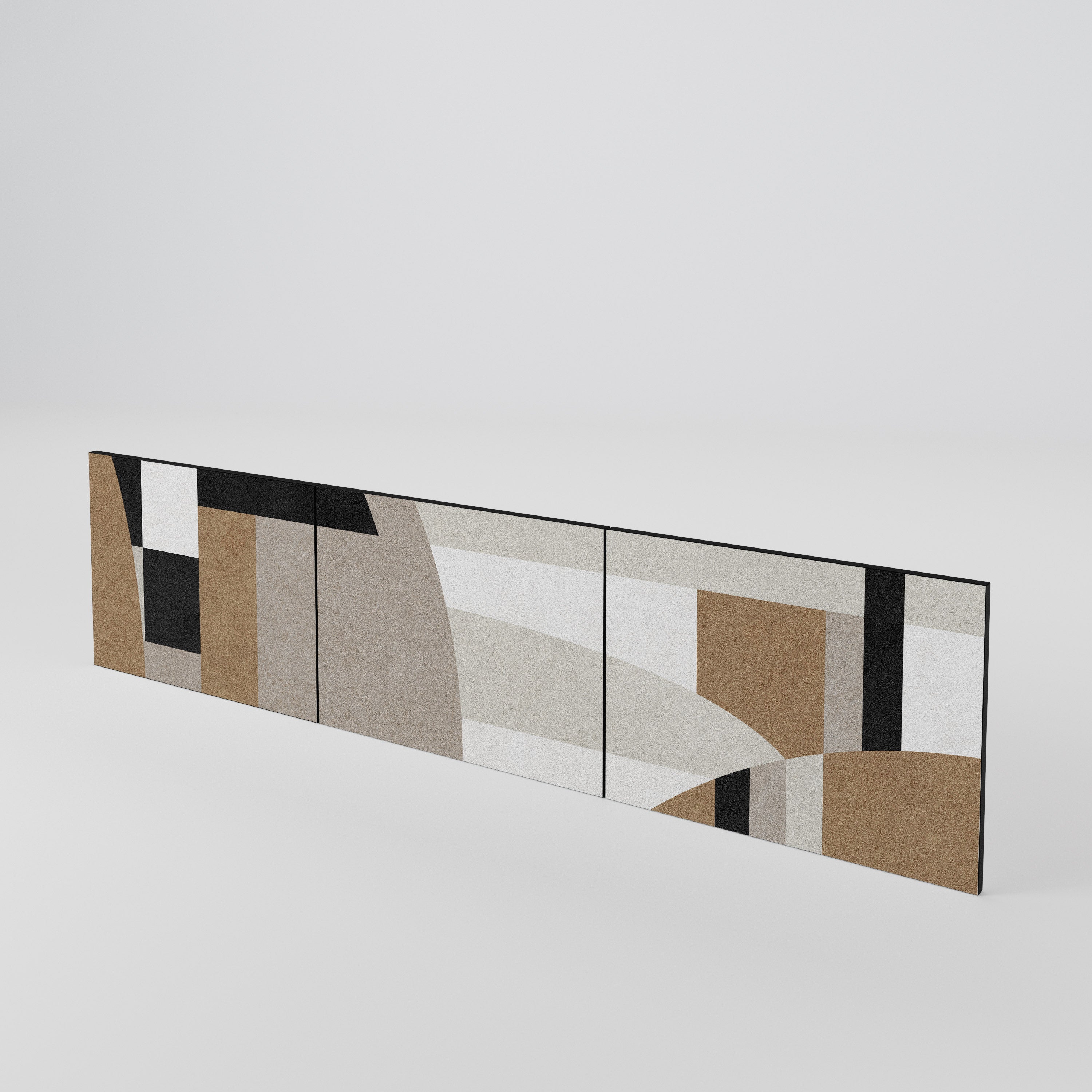 DELICATE MEMENTO 3-teiliges TV-Lowboard Tür-Set