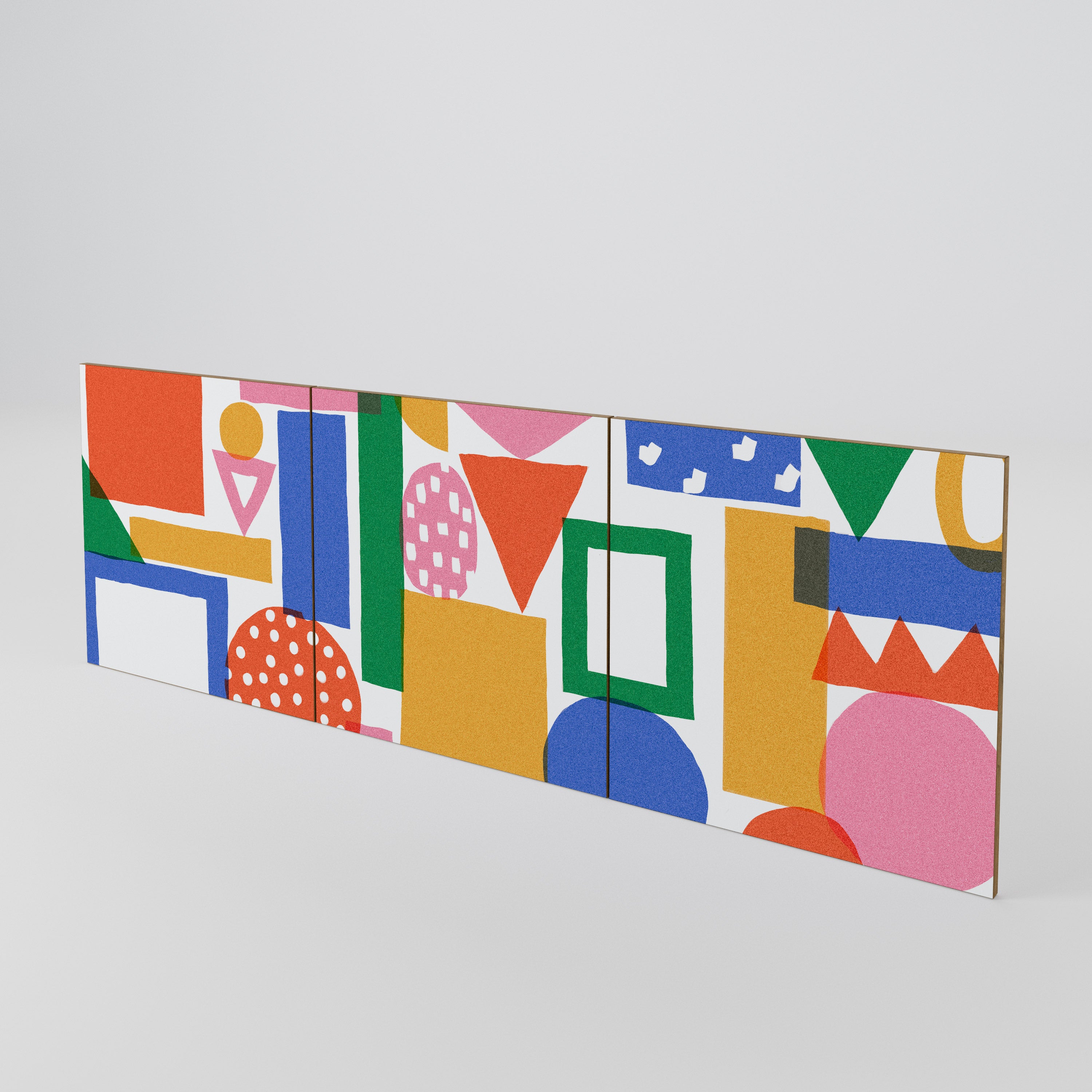 GEOMETRIC GLIMMER 3-Piece Sideboard Door Set