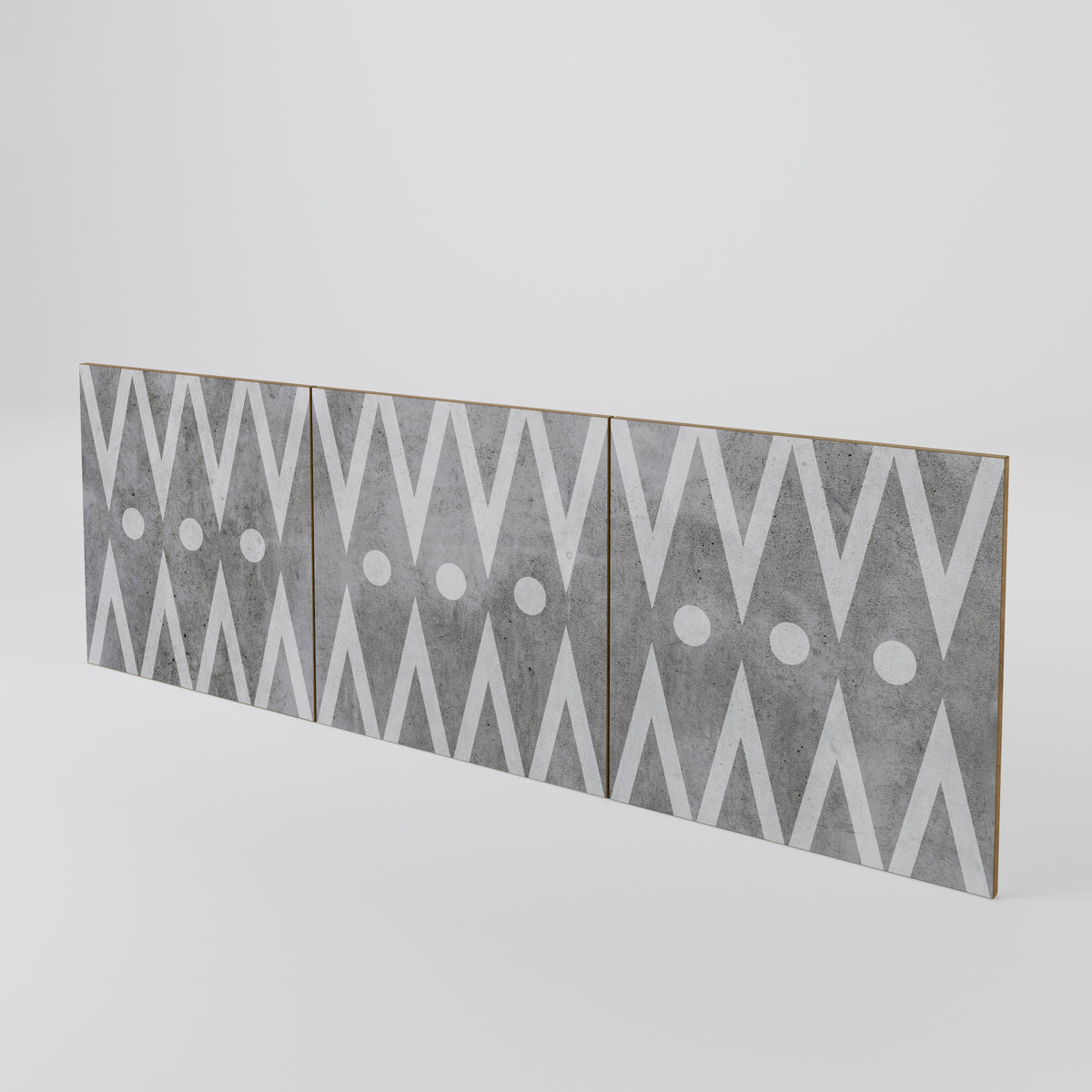 SHARP EDGES Set di 3 ante per madia