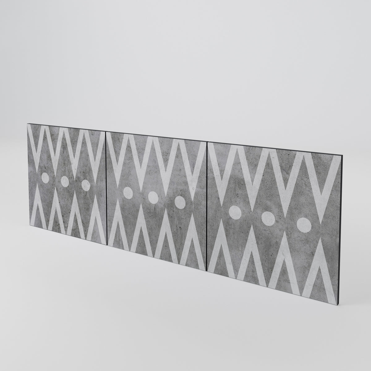SHARP EDGES Set di 3 ante per madia
