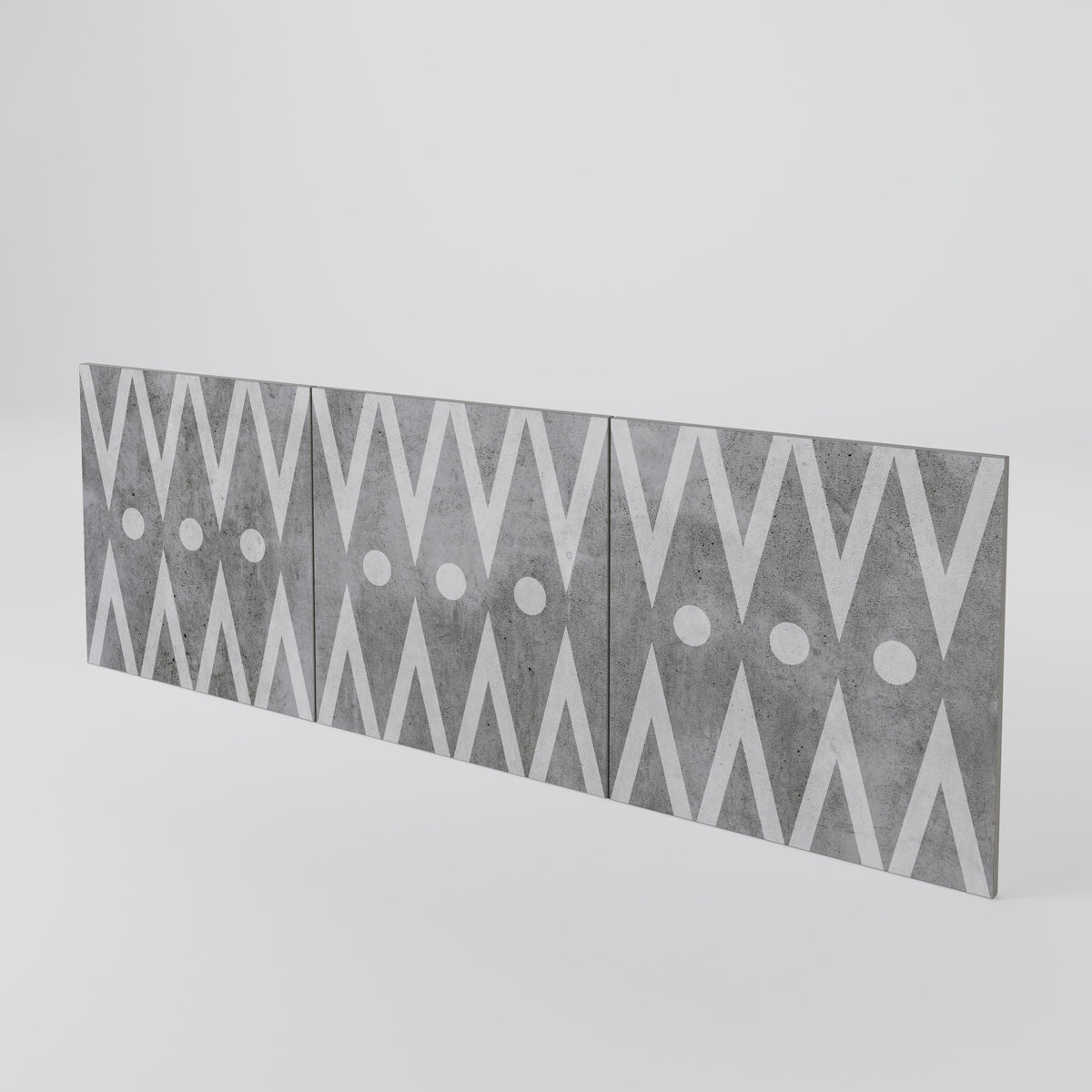 SHARP EDGES Set di 3 ante per madia