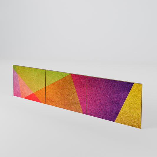 VIVID GEOMETRY 3-Piece TV Cabinet Door Set