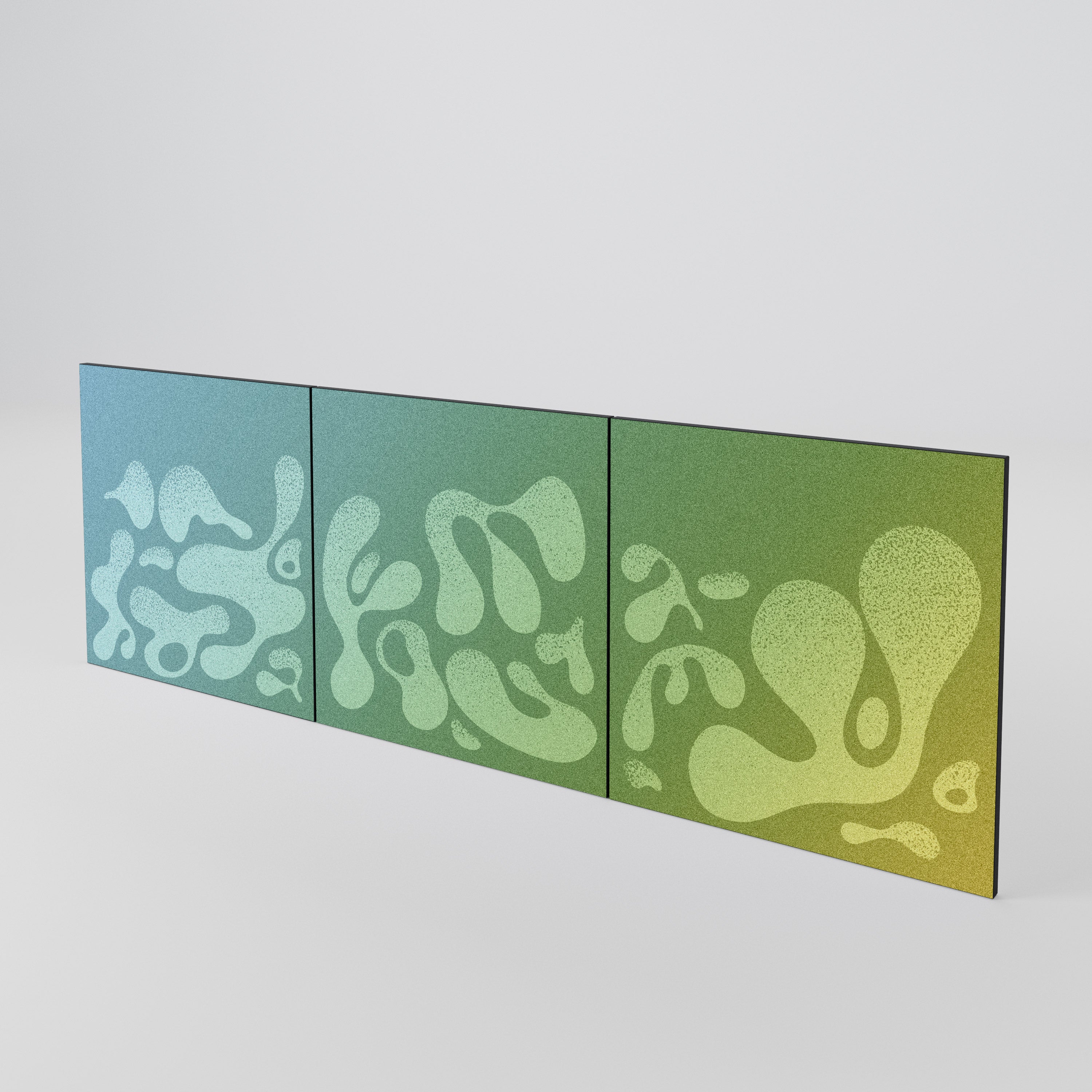 IRREGULAR BLUE 3-Piece Sideboard Door Set