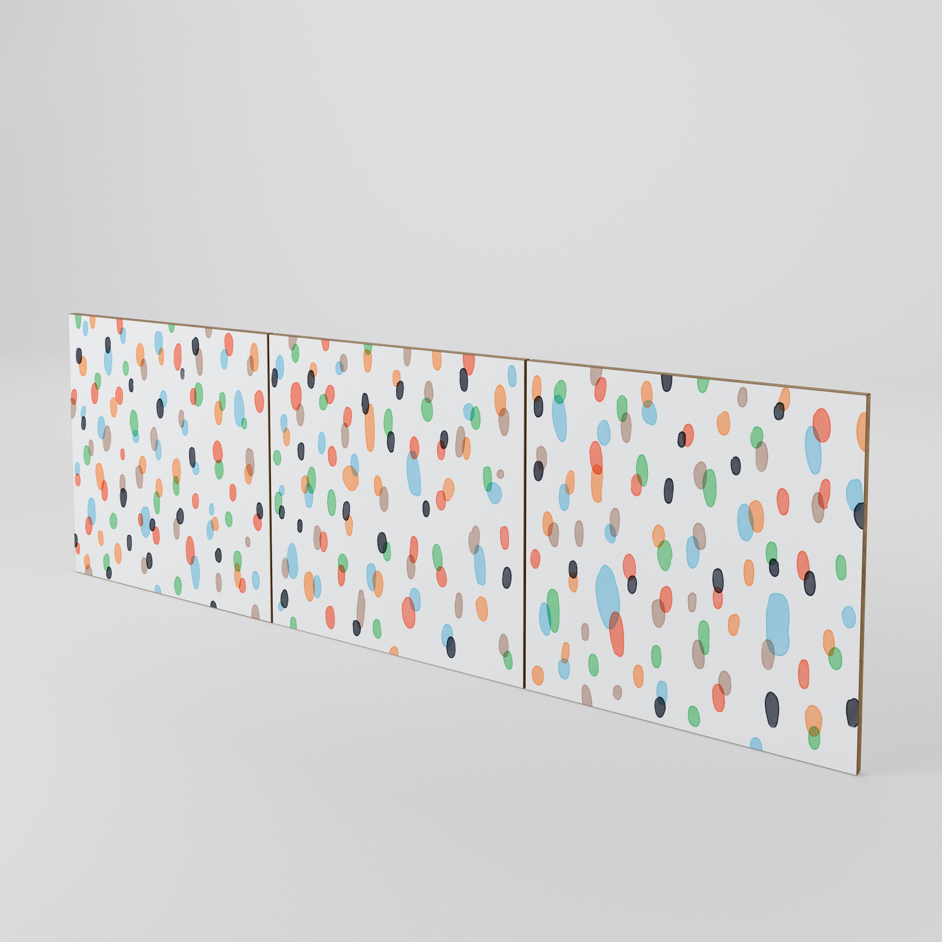 ENERGETIC SPOTS 3-Piece Sideboard Door Set