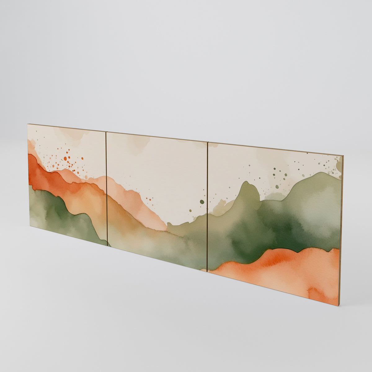 WATERCOLOUR PEAKS Set di 3 ante per madia