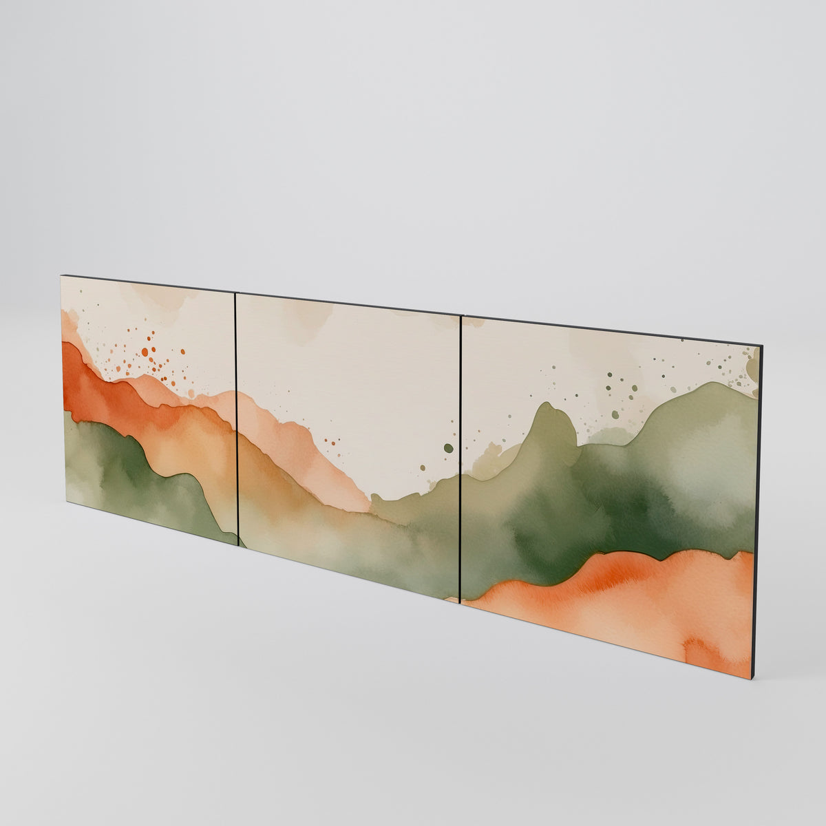 WATERCOLOUR PEAKS Set di 3 ante per madia