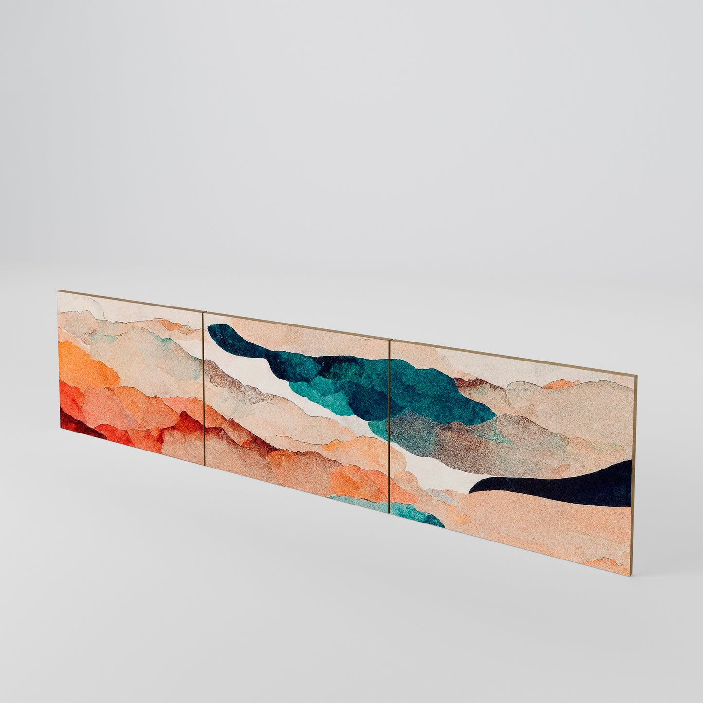 ABSTRACT LANDSCAPE Set di 3 ante per mobile TV