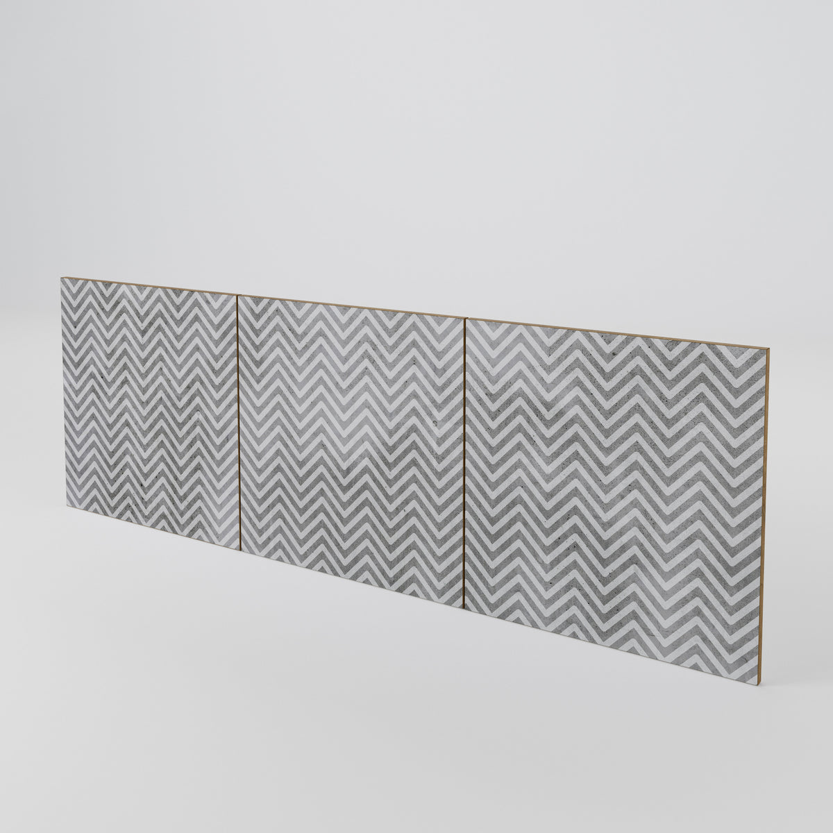 CONCRETE ZIG ZAG Sada 3 ks dvířek ke komodě