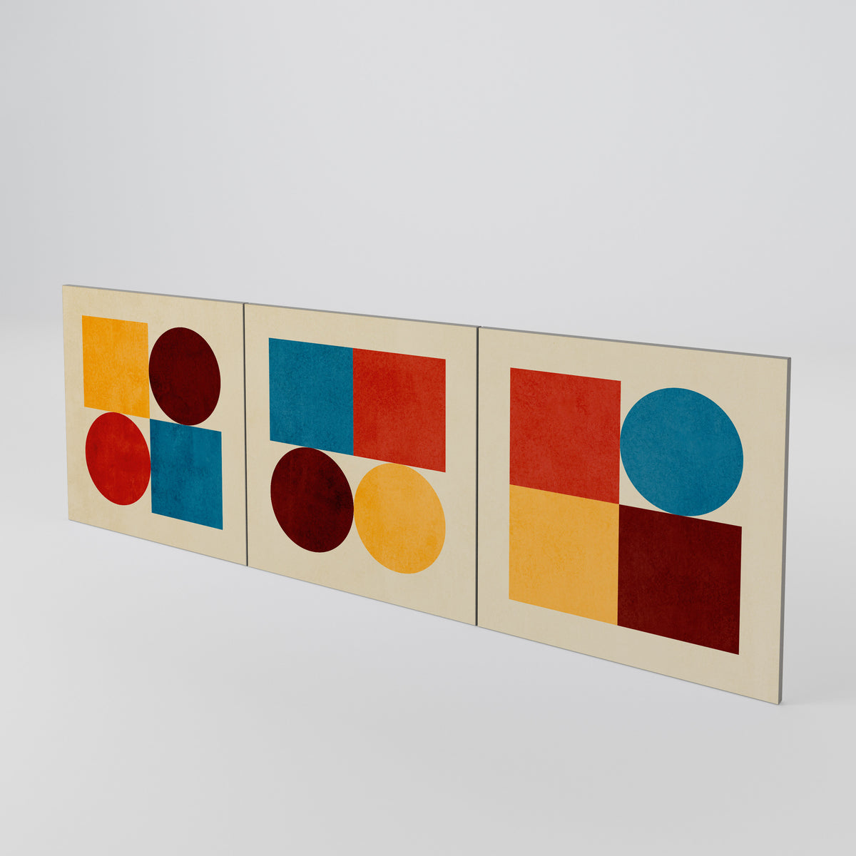 GEOMETRIC PUZZLE Set di 3 ante per madia