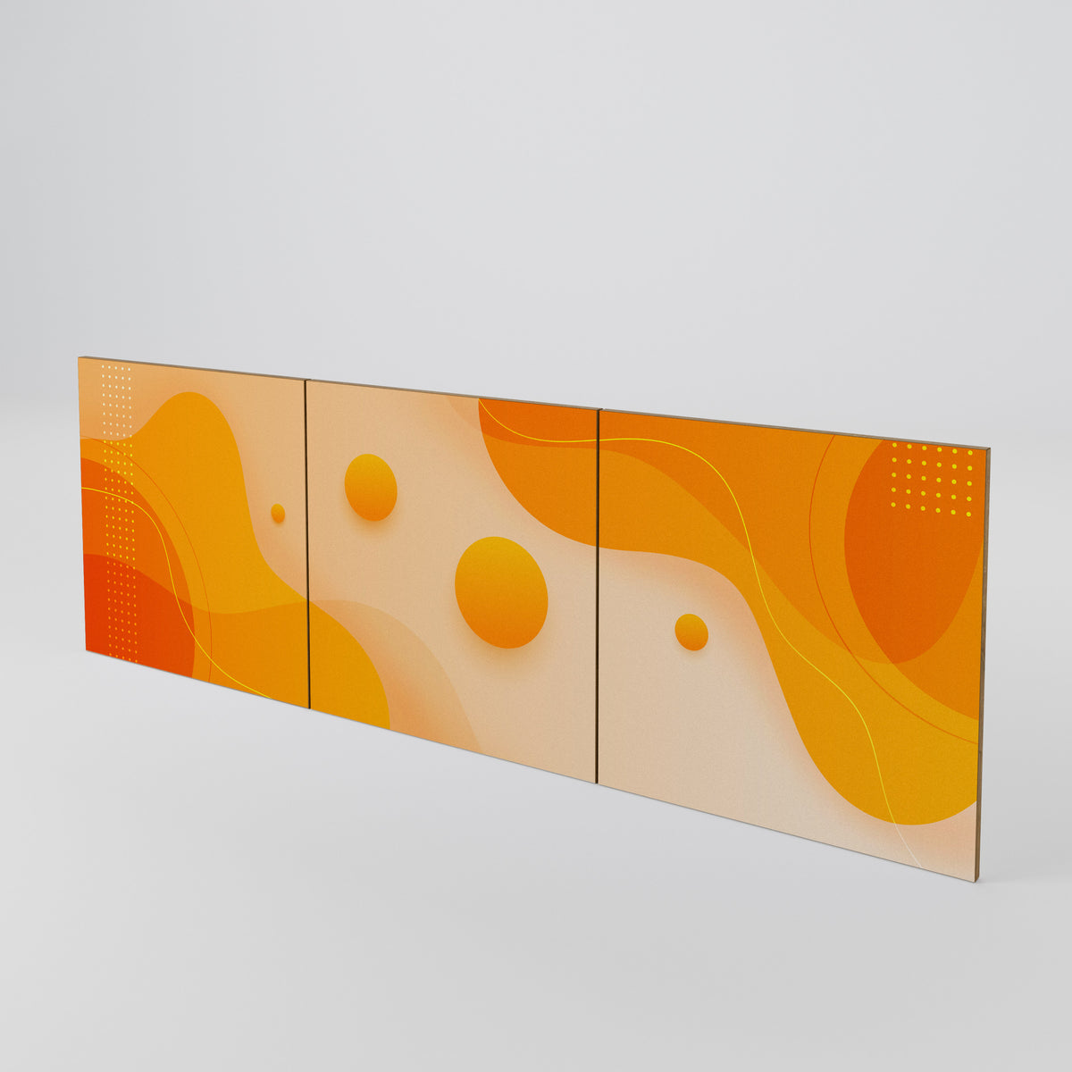 ORANGE ARRANGEMENT Set di 3 ante per madia
