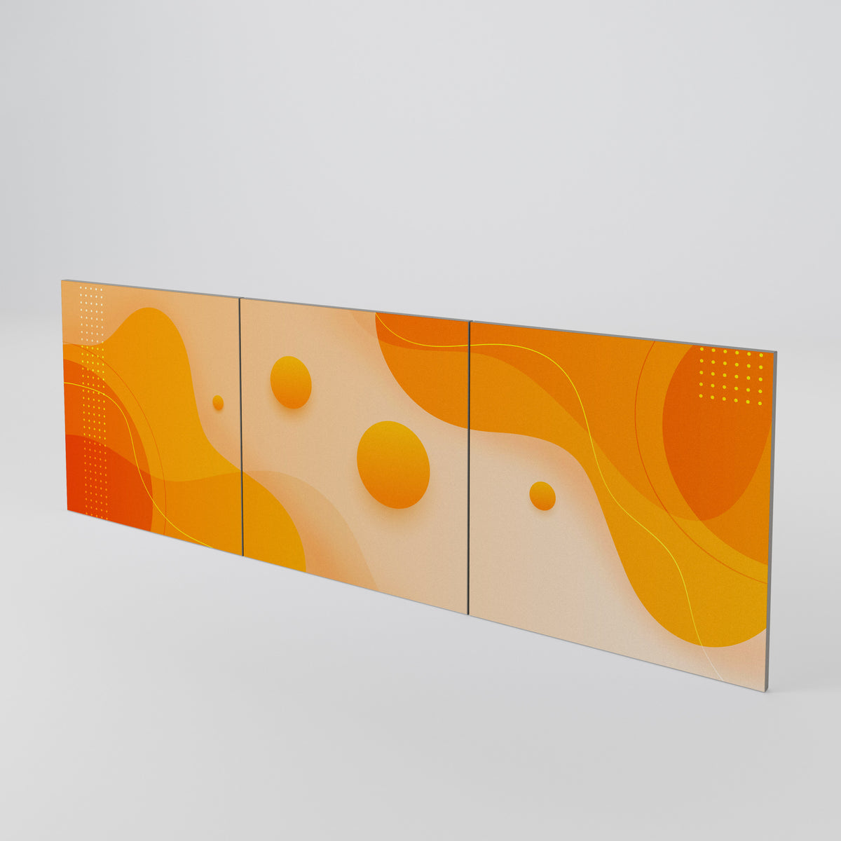 ORANGE ARRANGEMENT Set di 3 ante per madia