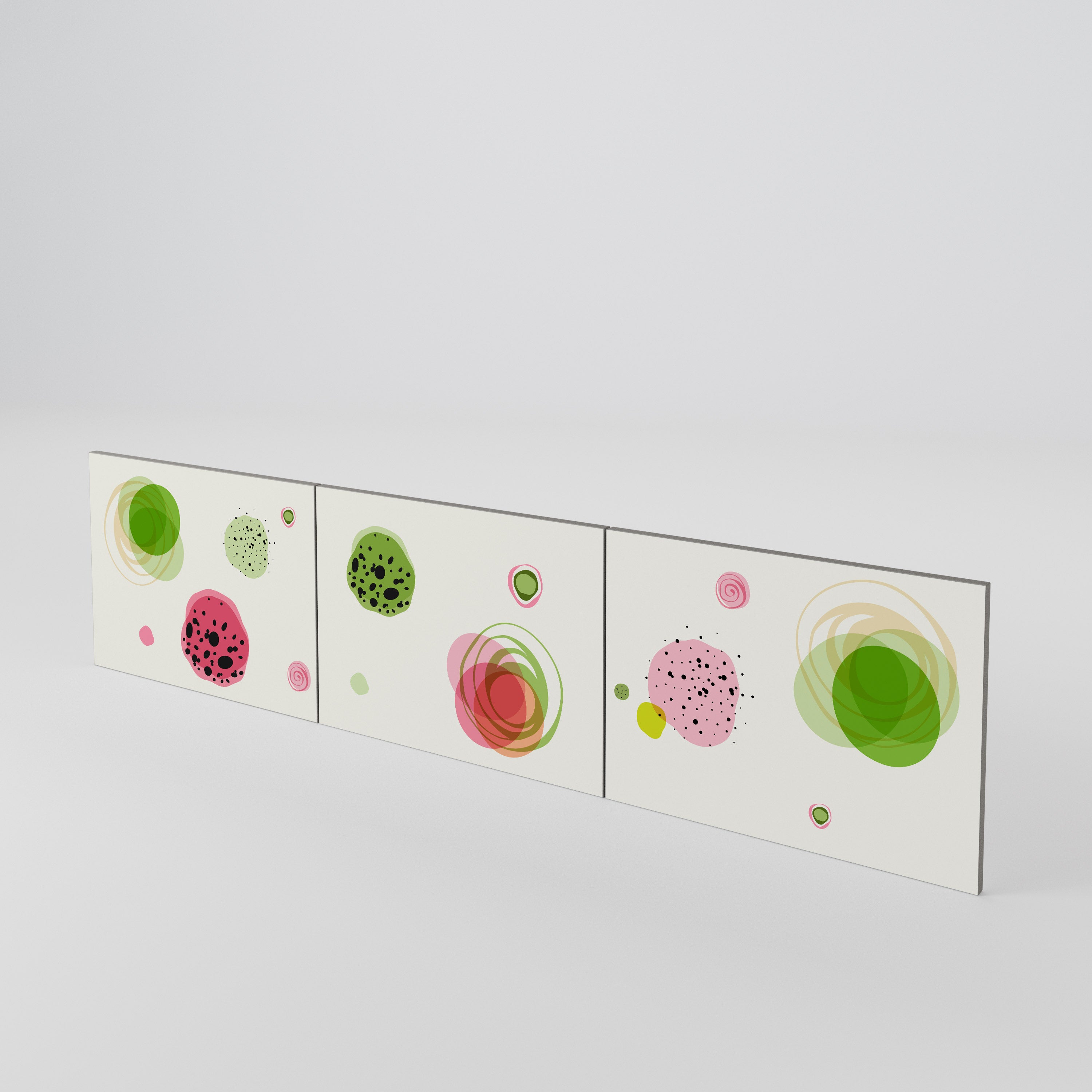 COLORFUL COSMOS 3-teiliges TV-Lowboard Tür-Set