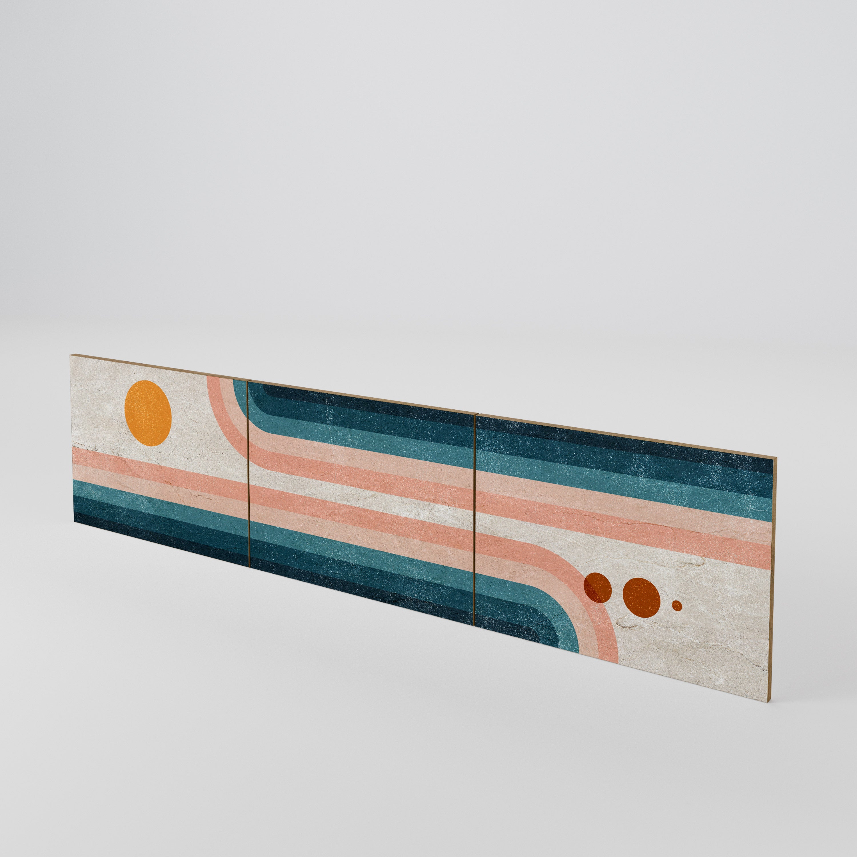 TWO HALVES 3-teiliges TV-Lowboard Tür-Set