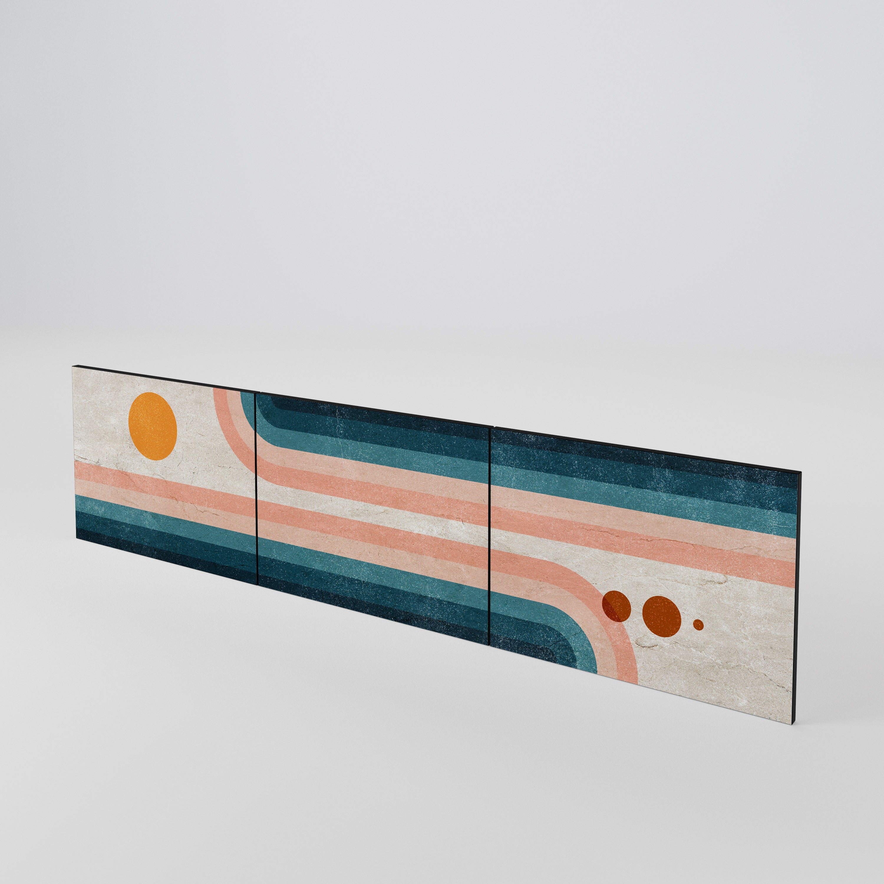 TWO HALVES 3-teiliges TV-Lowboard Tür-Set