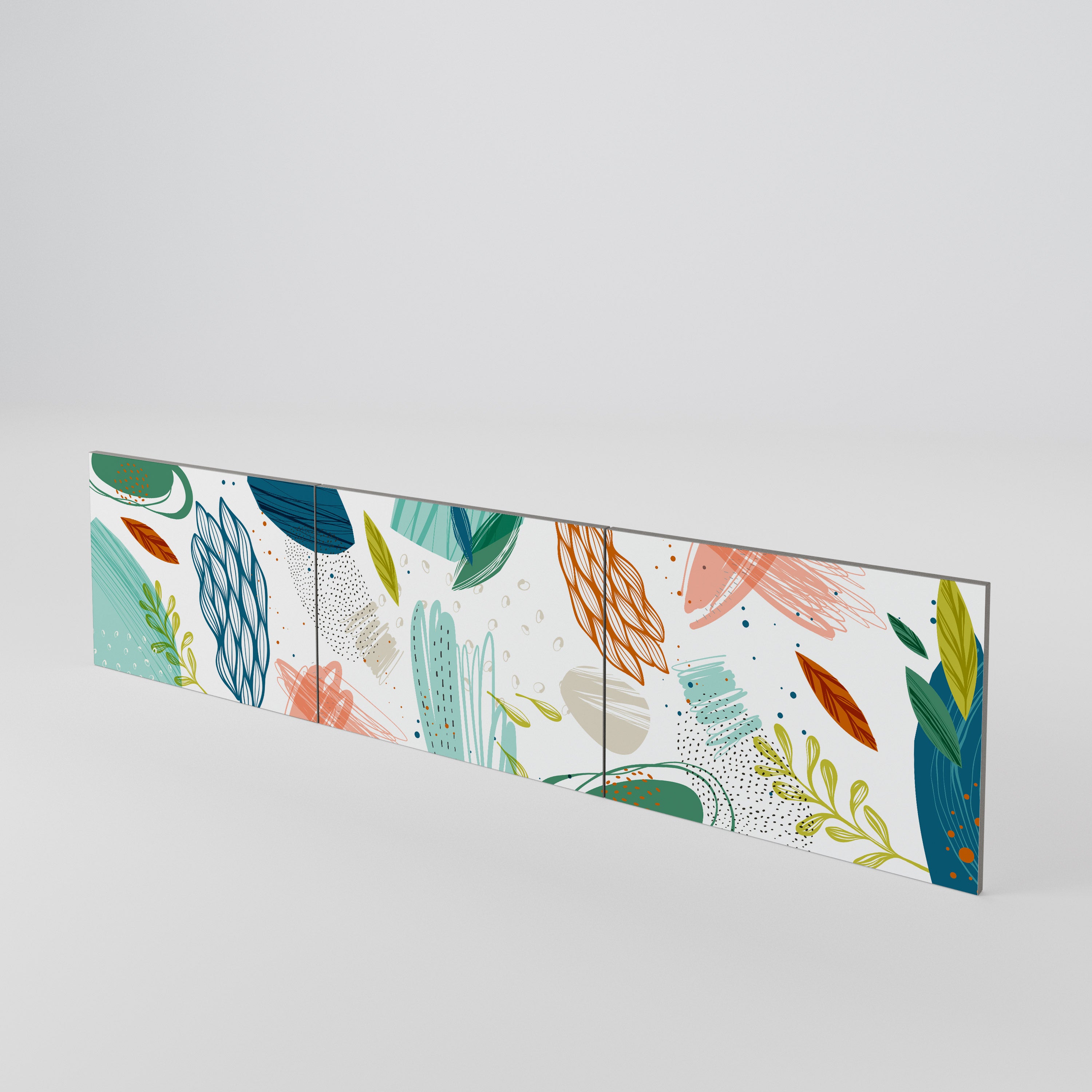 BOTANICAL HURRICANE 3-teiliges TV-Lowboard Tür-Set