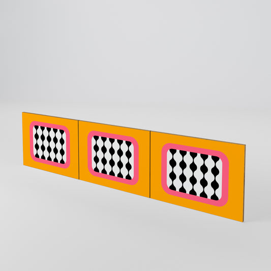 TEARS IN HEAVEN 3-Piece TV Cabinet Door Set