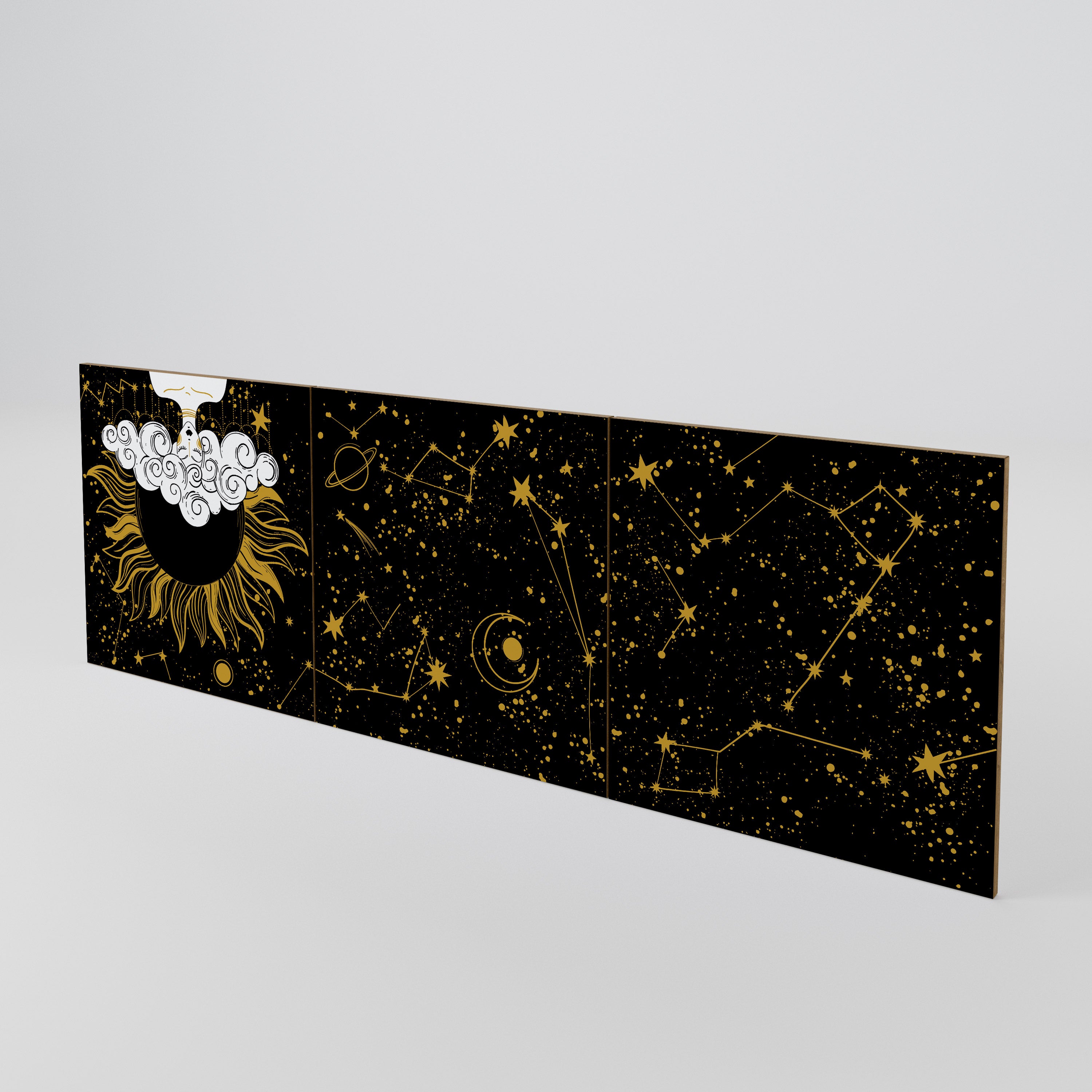 STELLAR CONSTELLATIONS 3-Piece Sideboard Door Set