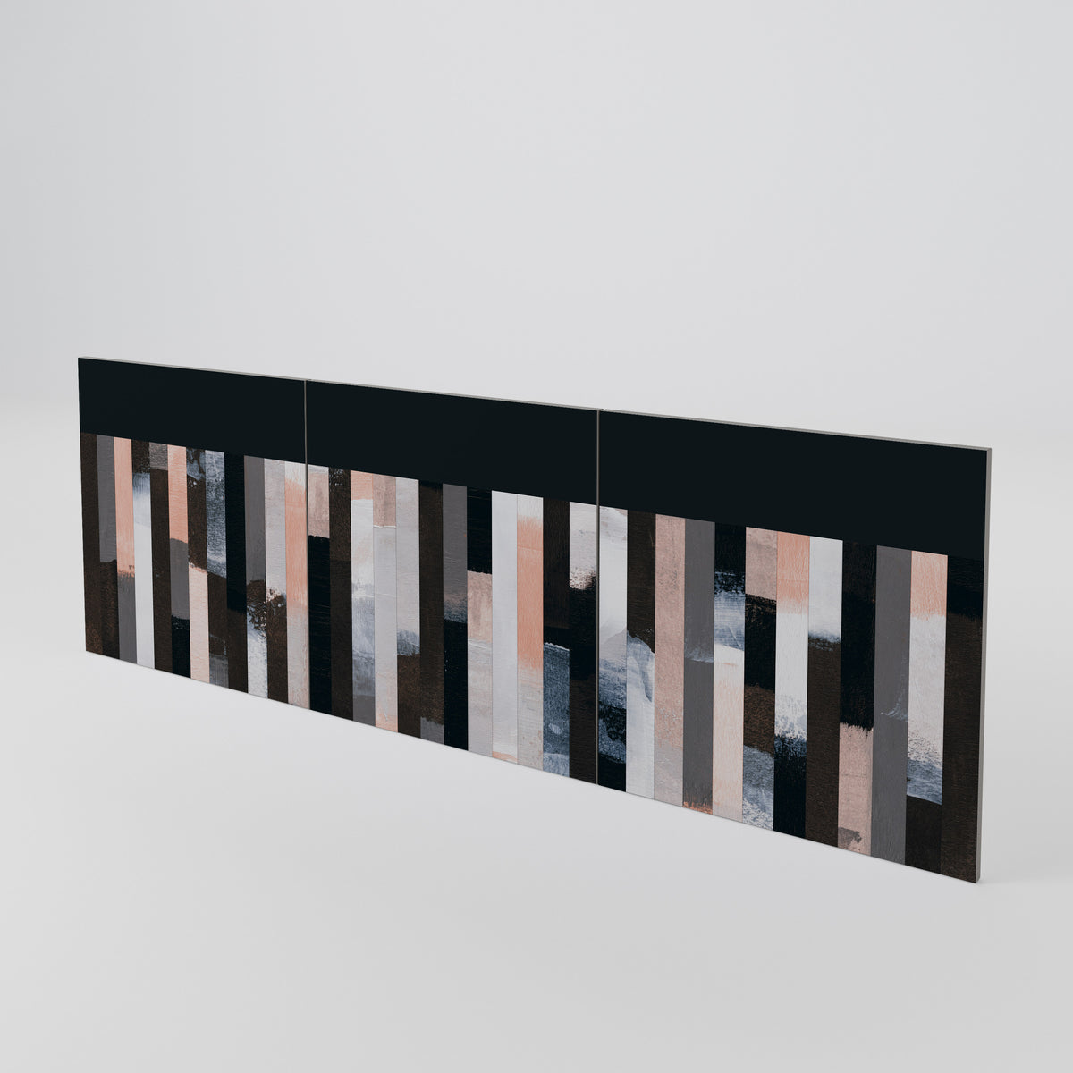 COLLAGE OF RECTANGLES 3-Piece Sideboard Door Set