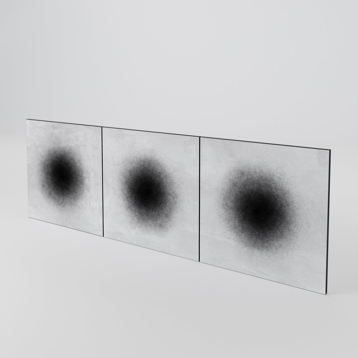 BLACK HOLE Set di 3 ante per madia