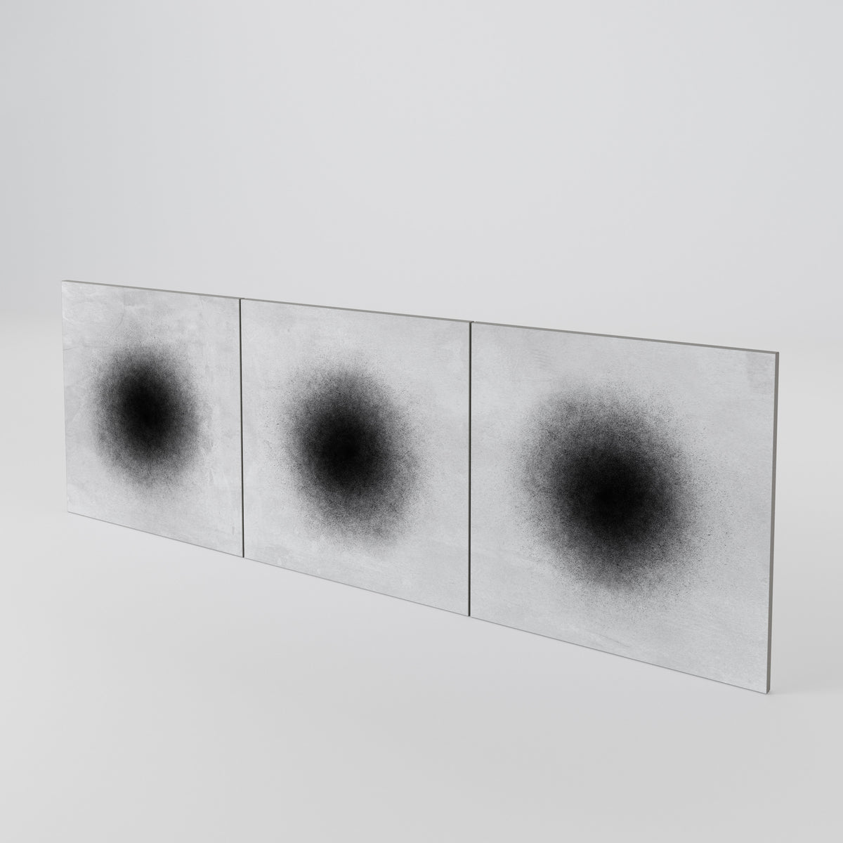 BLACK HOLE Set di 3 ante per madia
